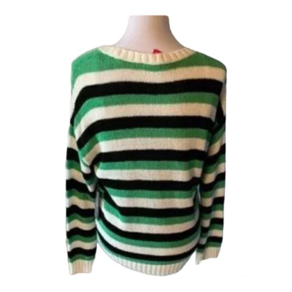🆕 Vince Camuto Daybreak Striped Colorblock Sweater size M ⭐️ - Picture 4 of 9